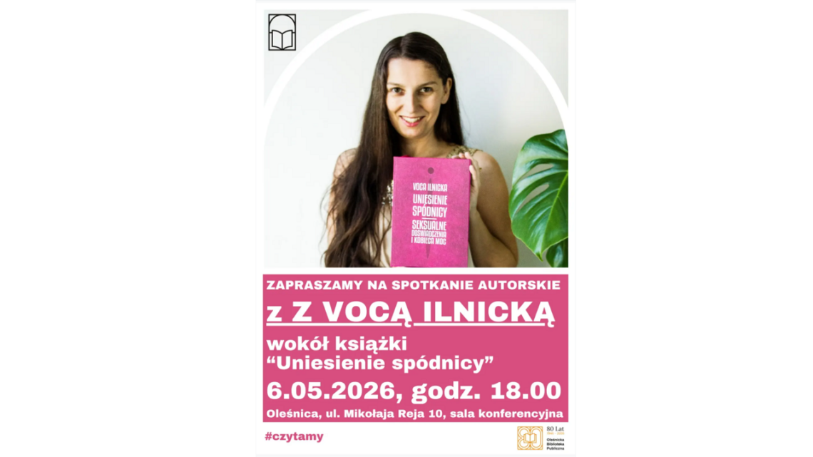 Uniesienie spódnicy – spotkanie autorskie